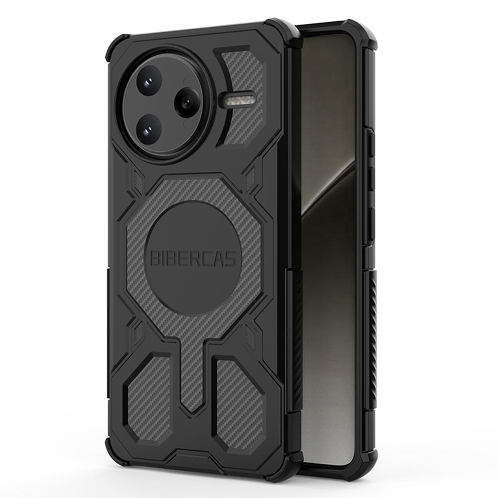 BIBERCAS J-16 Series For Xiaomi Poco F7 Ultra 5G/Redmi K80 Pro 5G Case Compatible with MagSafe Anti Drop TPU+PC Phone Cover