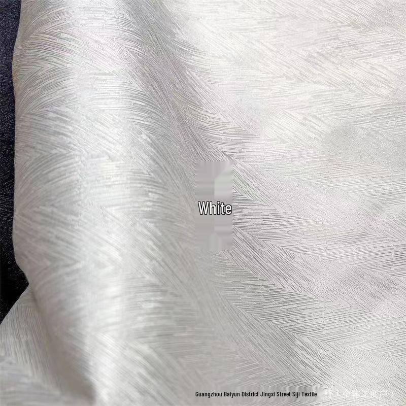 2025 Trending Antique Style Herringbone Twill Jacquard Fabric for Hanfu Cheongsam and Mamian Skirt Dress