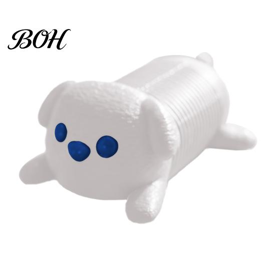 Springy Animal Toy 3D Printed Cat Fidget Toy, Stretchy Dog Stress Relief Sensory Flexible Spring Desk for Office Home Decor