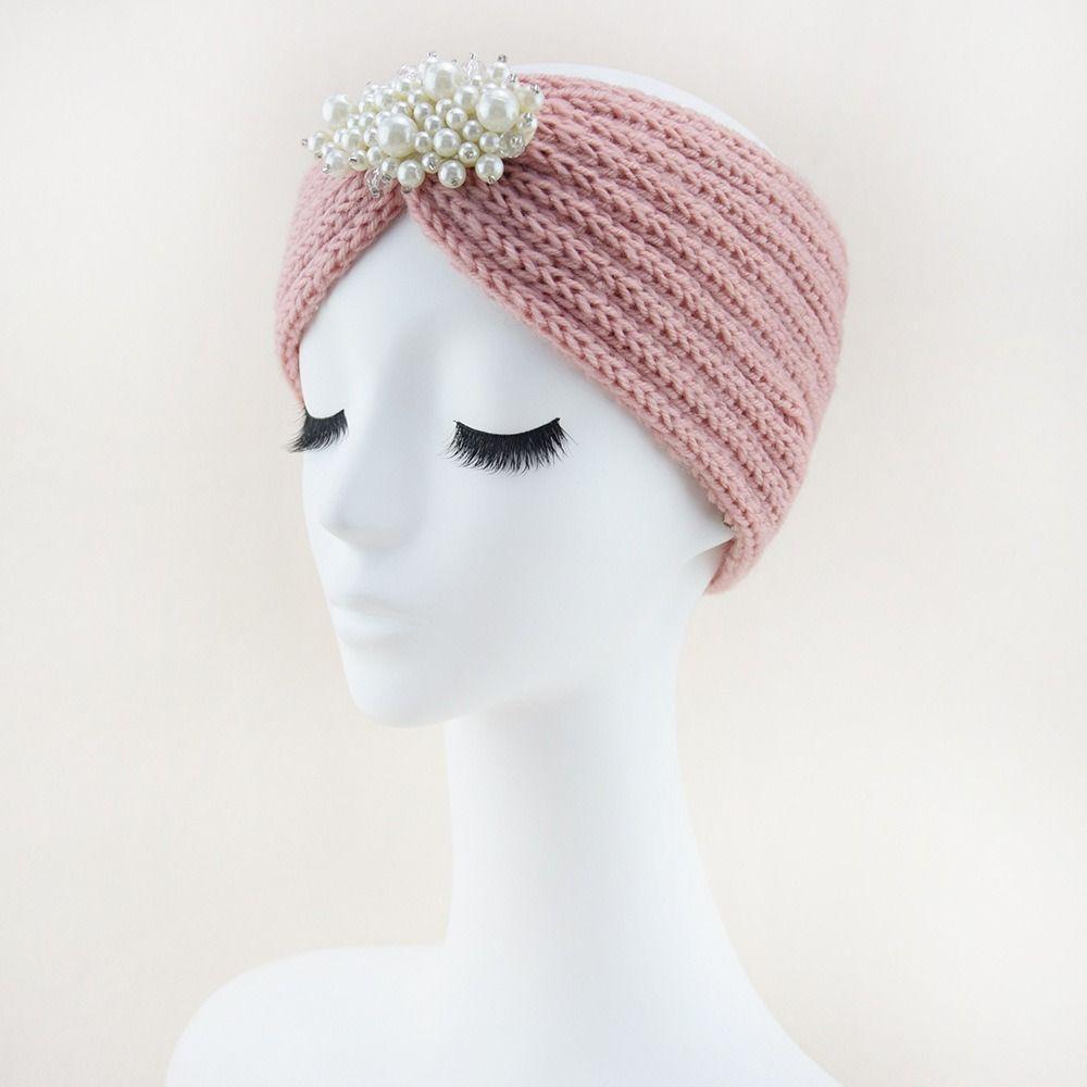 Women Ear Warmer Crochet Wide Hairband Knitted Headbands Head Wrap Knitting Turban
