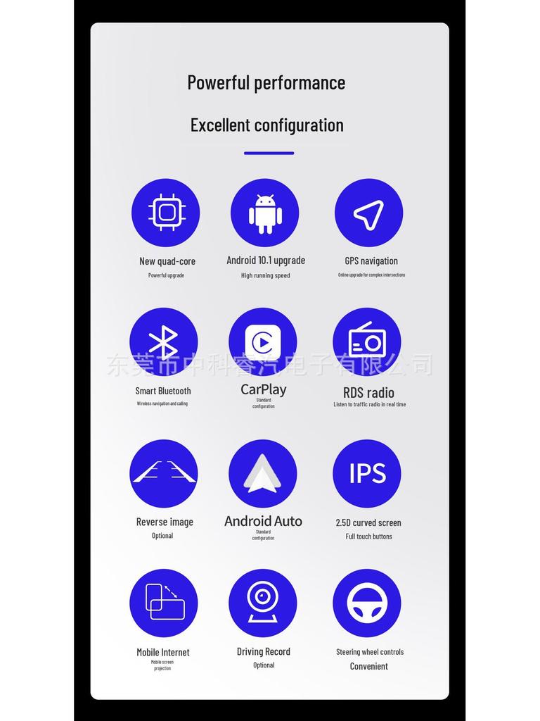 7-Inch Button Version Buick GL8 In-Car DVD Navigation with Bluetooth, HD LCD, Wireless CarPlay