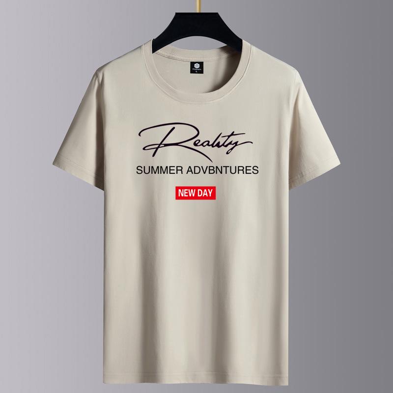 

Мужская модная футболка с круглым вырезом, коротким рукавом, свободного кроя, в стиле кэжуал XXL