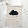 Childrens Toy Storage Bag With Bear Face Design For Travel And Home Organization