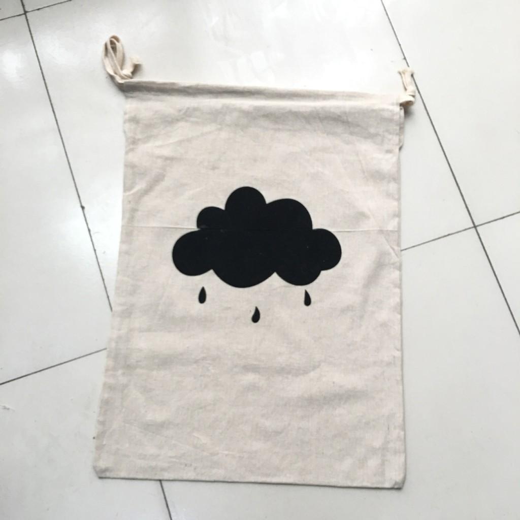 Childrens Toy Storage Bag With Bear Face Design For Travel And Home Organization