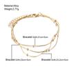 European & American Multi-layer Chain Anklet: Personalized, Versatile Jewelry for Women - Stackable Fashion Accessory