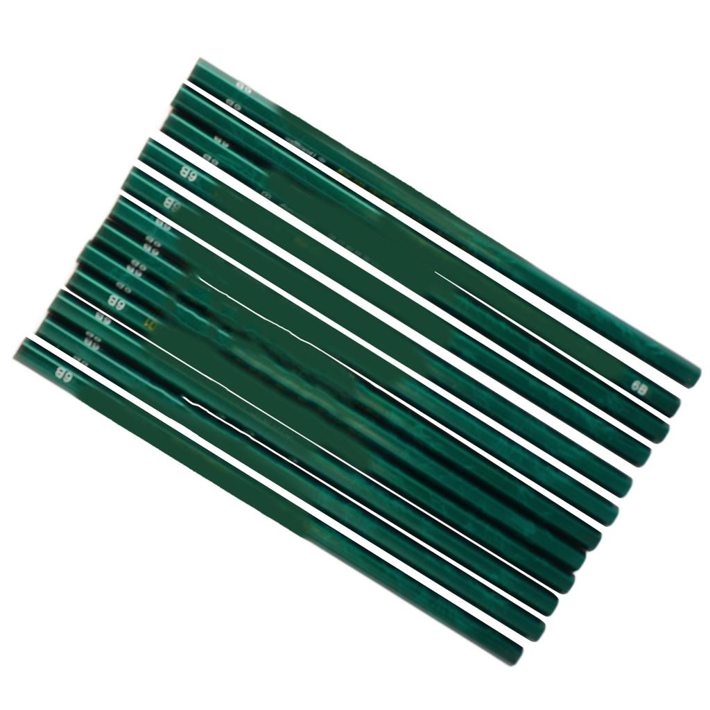 6B Drawing Pencils Drop Resistant Professional Portable Graphite Pencil Set for Sketching Shading