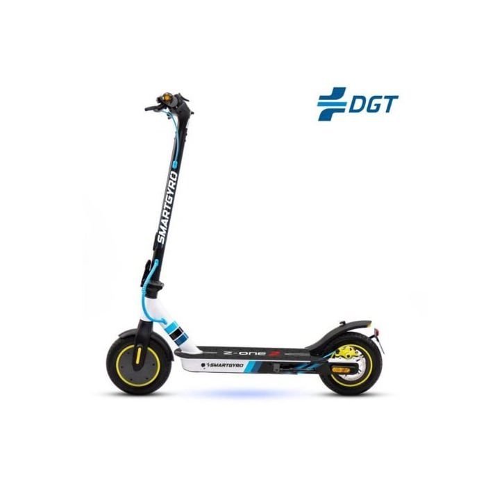 SmartGyro Z-ONE Sertifisert Elektrisk Sparkesykkel 10" 350W Blå