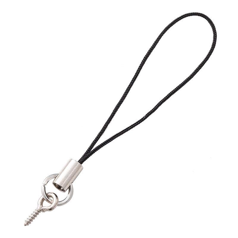 Kolorowy Pasek do Telefonu Komórkowego z Zawieszką z Oczkiem i Sznurkową Lalką - DIY Ręcznie Robiona Biżuteria Akcesoria