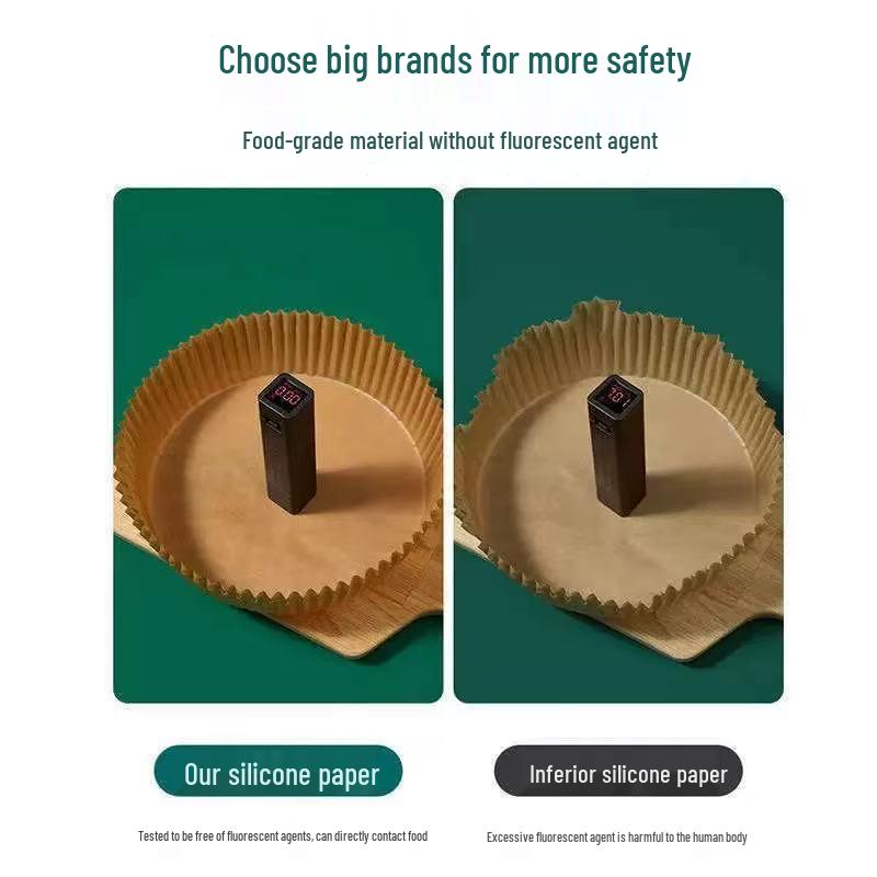 Papier de cuisson absorbant l'huile de qualité alimentaire pour friteuse à air