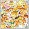 50pcs Cute Burnt Toast Anime Stickers - Waterproof Decor for Phone Cases, Computers, and Thermos Cups