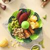 Household Food Grade Lazy Steamer Foldable Plastic Lotus Steamer Vegetable Steamer Basket Multi Color Available