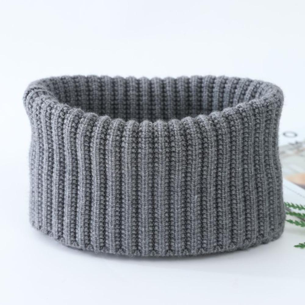Warm Cervical Collar Knitted Knitted Scarf Fashion Winter Scarf  Men Women