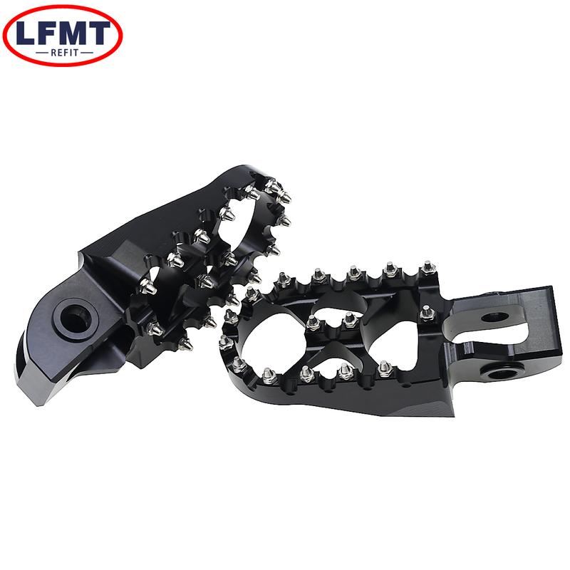For KTM XC XCF SX SXF EXC EXCF XCW XCFW 125 150 250 300 350 450 500 2017-2023 Motorcycle CNC Foot Pegs Footpeg Pedals FootRest