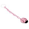 Cute Ladybug Baby Feeding Nipple Pacifier Clip Dummy Chain Drop-Resistant Holder