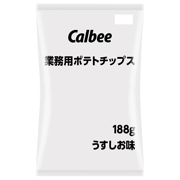 

Commercial potato chips light shio flavor 188g change 23538Price