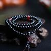 6mm Natural Sandalwood Buddhist Buddha Meditation Wood Prayer Bead Mala Bracelet Bangles Women Men Jewelry 108 Beads Bijoux