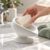 Modern Decorative Soap Case 3D Printed Dish, Self Draining Bar Holder for Bathroom Drainer Sink Countertop, Raised Tray Kitchen and Shower Accessories