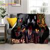 2025 H-Helluva Boss Blitzo Cartoon Soft Blanket,Soft Throw Blanket for Home Bedroom Bed Sofa Picnic Travel Cover Child Gift
