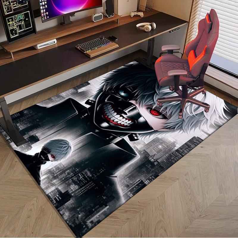 Tokyo Anime Artwork Carpet, Chair Rug,Rug for Office Bedroom Living Rooms, Doormat Decor Fan Gift Christmas Gift