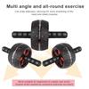 Ergonomic Grip Ab Roller Wheel Strong Load Bearing Abdominal Exercise Wheel  Fitness Training