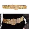 All Matching Cincher Elastic Corset Belt Female Blingbling Corset Shining Waistband Waist Decorative Belt for Dresses