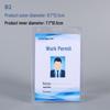 Large Transparent PVC ID Badge Holder with Lanyard for Work, Guest, Exhibition, and Conference