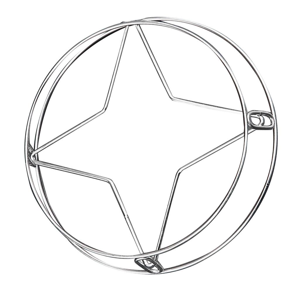 Pot Stand Thicken Stainless Steel Double Layer Heat Resistant Anti Scalding Steaming Rack for Kitche