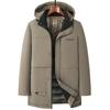 Plush and Thickened Men's Jacket, Casual Warm Cotton Winter Clothing, Dad's Cotton-padded Jacket, Winter Jacket