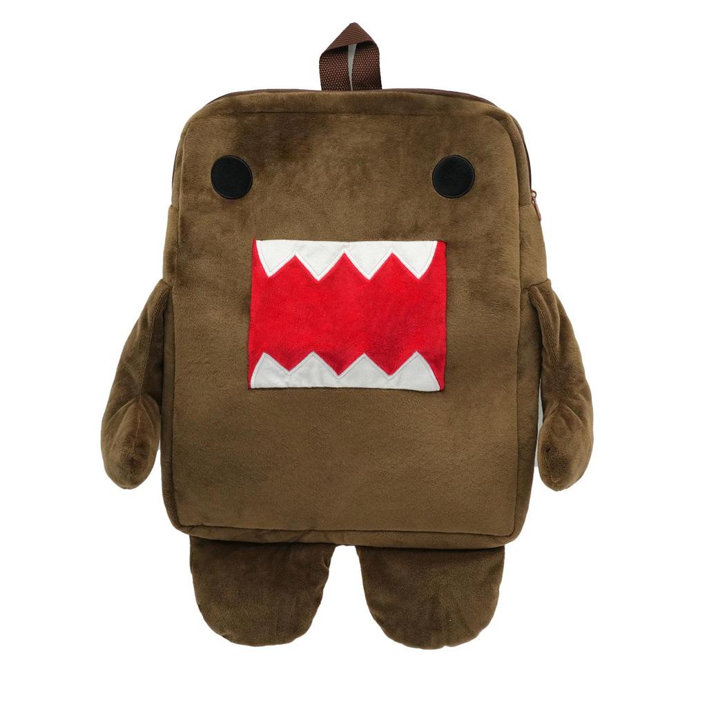Anime Domo-kun Plush Backpack and Toy Figure