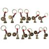 Guardian Bell Zodiac Keychain Brass Charm Lucky Charm Set [HAMILO] 12-Piece