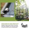 50Pcs Stainless Steel Greenhouse Glass Clips G-Shaped Spring Repair Tool Fixing Garden Accessories for Window Panels & Web Sheet