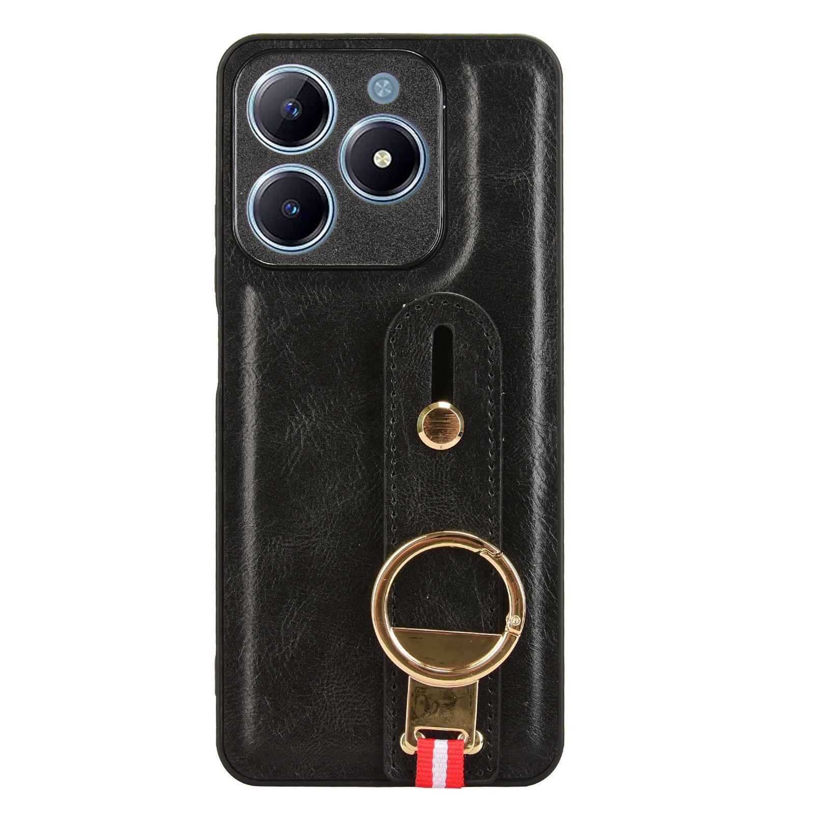 

Realme Note60 4G Phone Case Realme Note 60 Wristband Case Retro Realme Note60