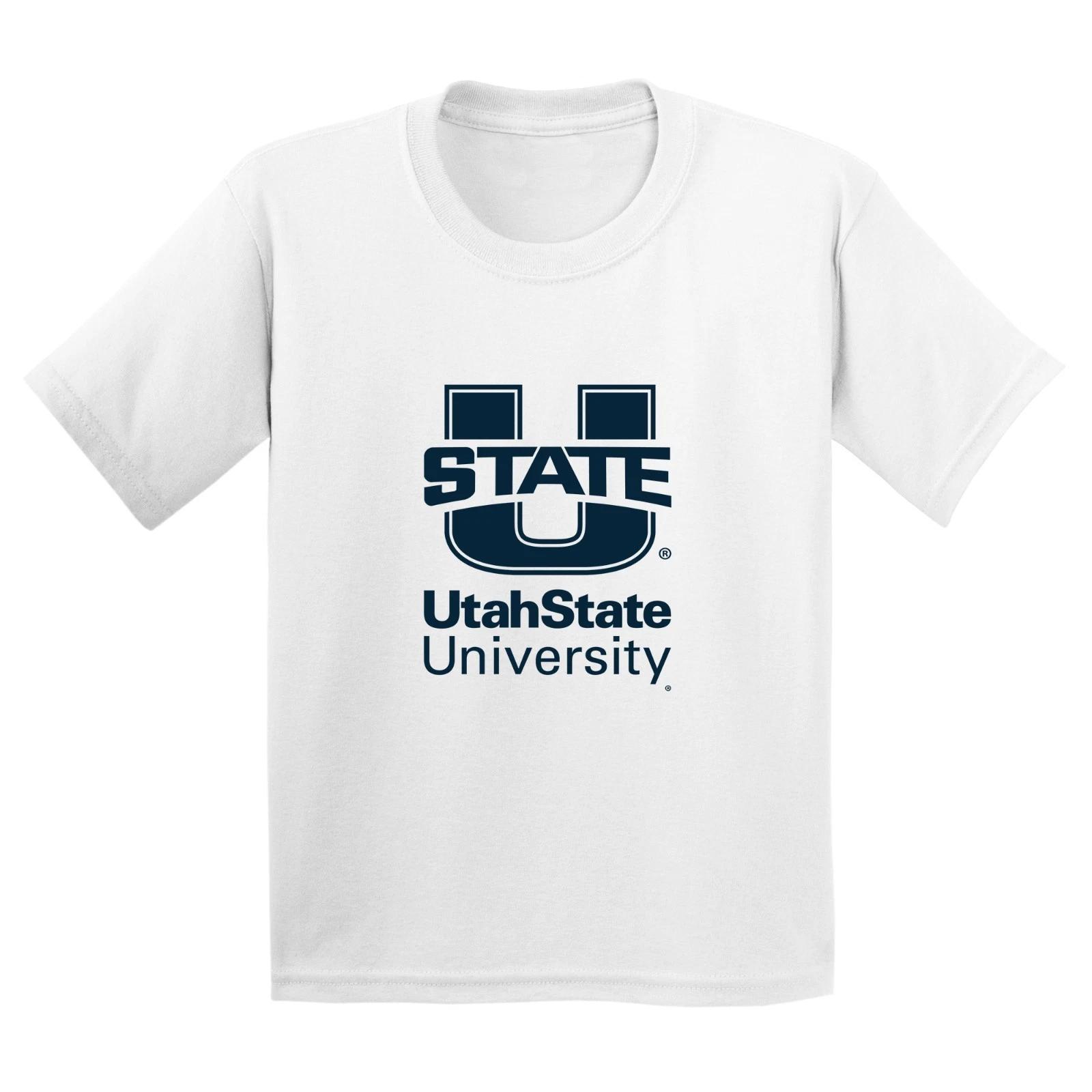 Utah State Aggies Primary Logo Youth T-Shirt - White 2XL