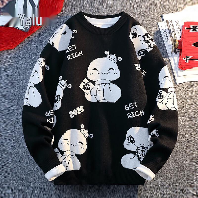 Ya Lu N253ZG8892 Men s 3D Print Pullover Sweatshirt 3XL
