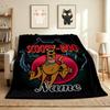 Custom Name Scooby Doo Adventure Flannel Blanket Throw Blanket Soft Warm Sofa Bed home Decor Unique Gift