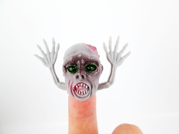 6 Pcs / Set of Cartoon Halloween Ghosts Play Educational Puppets PVC Dolls Toys Children's Gifts