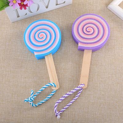 Creative Lollipop Cleaning Sponge, Powerful Stain Removal Dishwasher Brush, Kitchen Thickened Hanging Shower Sponge Wholesale