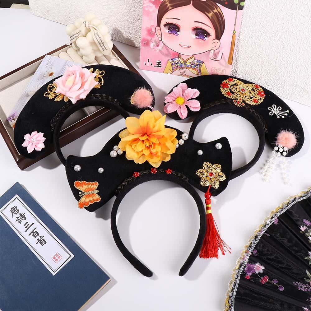Hanfu-Kopfschmuck im antiken Stil, Kopfbedeckung im chinesischen Stil, antikes Stirnband, Hanfu-Haarreif