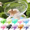 1PC Roue d'exercice silencieuse pour soucoupe volante pour hamsters, souris, hérissons et autres petits animaux de compagnie Roue silencieuse
