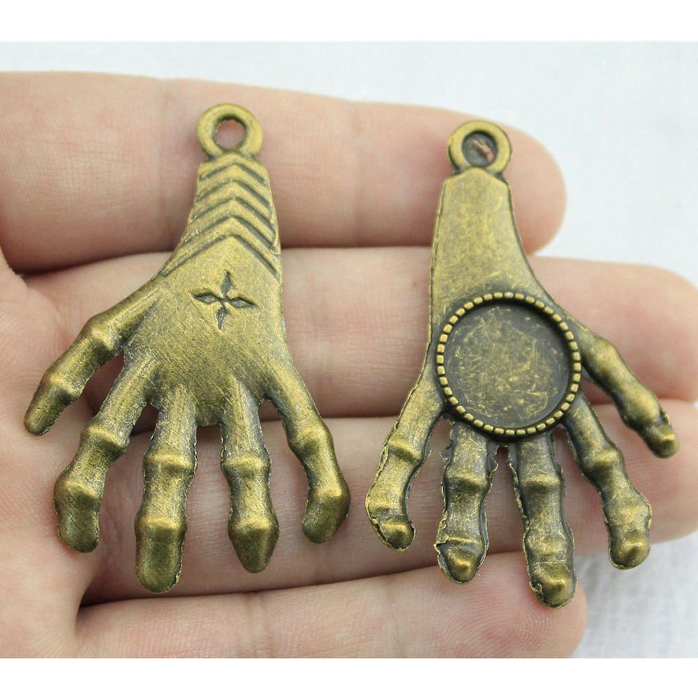 Fit Round 16mm Glass Cabochon Base Setting Tray Accessories Parts Men's Jewellery Bulk Original Cheapest Items