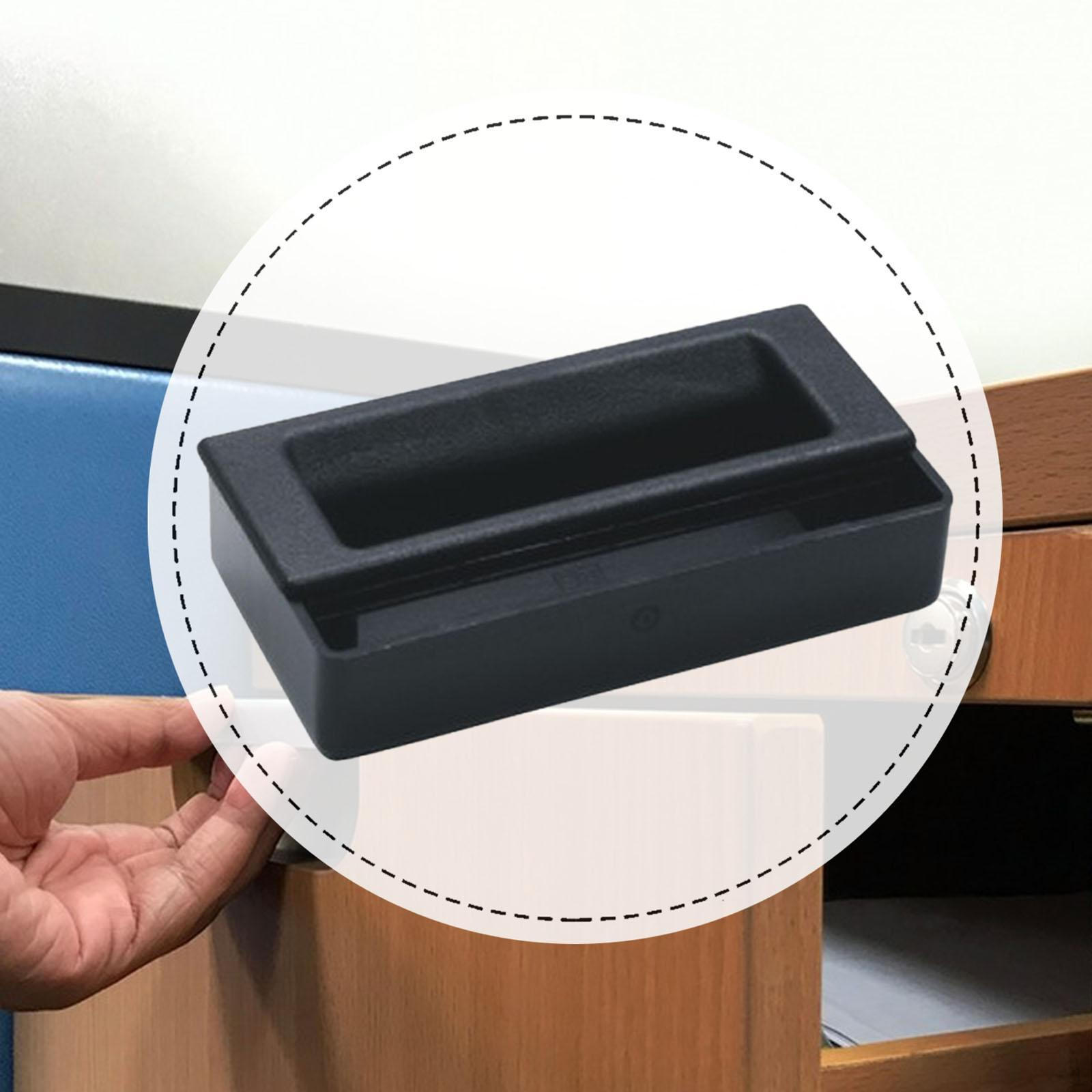 

Recessed Cabinet Handle Flush Pull Hardware Easy Installation Multifunctional for Cabin