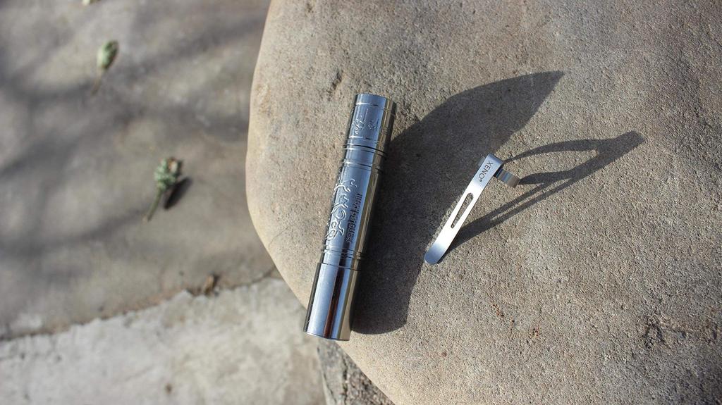 LED flashlight with XENO 6 IPX8 waterproof ES1, penlight, modes, dimmable,