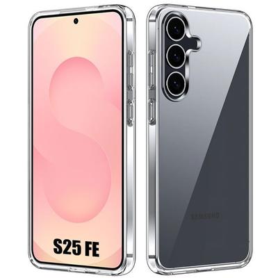 Protective Case - BOOLING - for Samsung Galaxy S25 FE - Transparent Silicone - Shockproof - Slim Lightweight