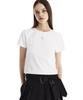 Teulimingbeodeu Piercing Slim-Fit T-Shirt [ White ]