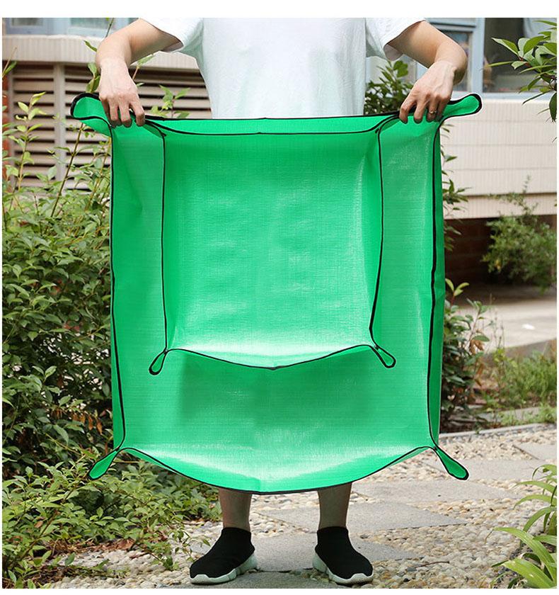 Vattentät Växtkruksmatta, Inomhusträdgårdsmatta med Arbetshandskar, Vikbar Krukväxt Sukulentkruksmatta, Inomhusväxtmatta, Bärbar