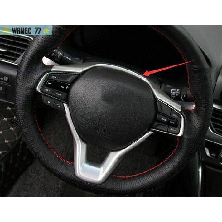 Silver Interior Cover Steering Wheel Trim For Honda Accord 10Th 2018-