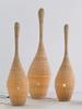 Wabi Sabi Bamboo Floor Lamp Creative Unique Vertical Rattan Lamp for Living Room Bedroom Homestay Teahouse Sofaside Decor Lamp