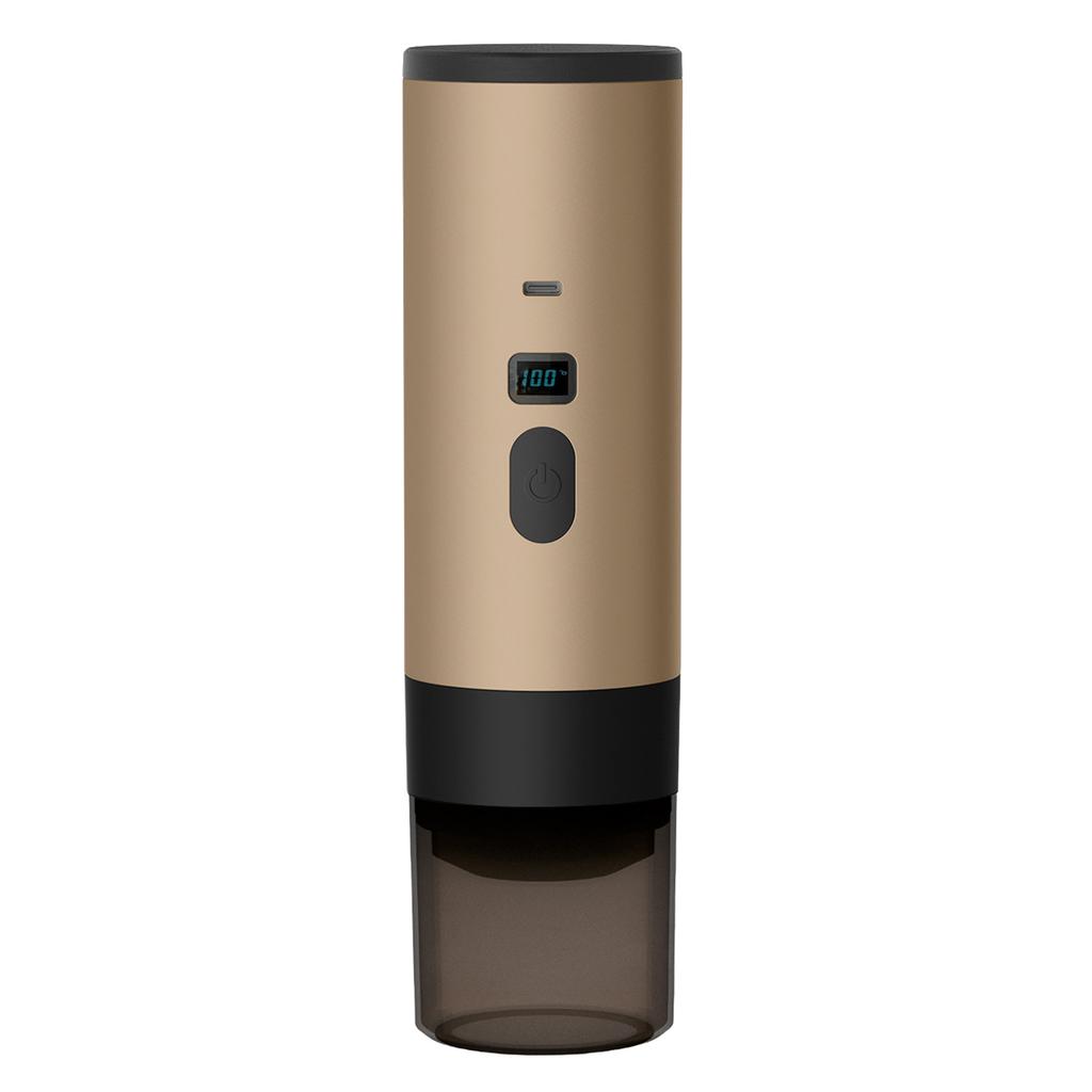Portable 3 In 1 Espresso Maker USB-C Charging Cordless Espresso Pot Wireless Heat Capsule Powder Machine for Travel and Car