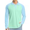 Men's Raglan Long Sleeve Golf Shirt UPF 50+ Lightweight Shirt
