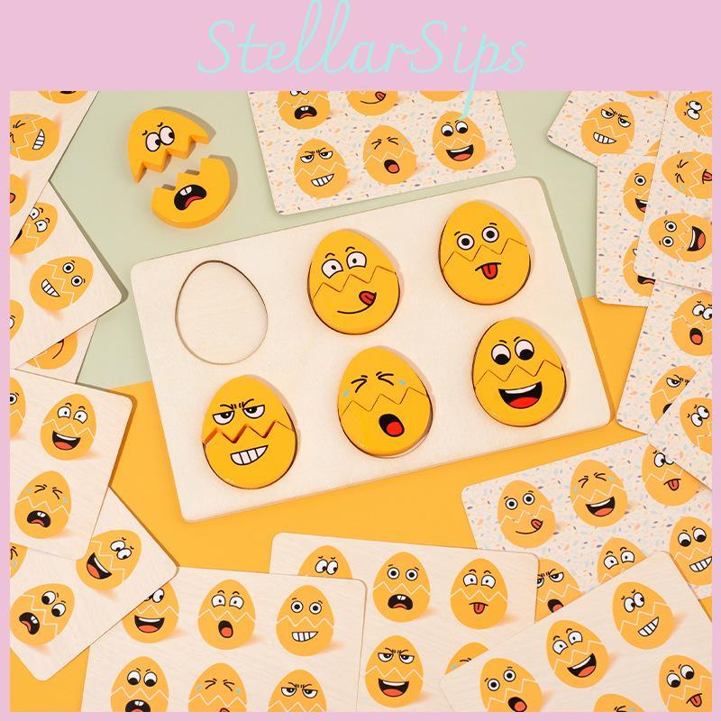 Expression Egg Puzzle Toy For Early Learning And Parentchild Interaction